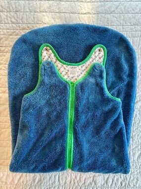 Baby Deedee Sleep Nest Teddy - Sherpa Sleep Sack 2.5 TOG 18-36M Fuzzy Dino